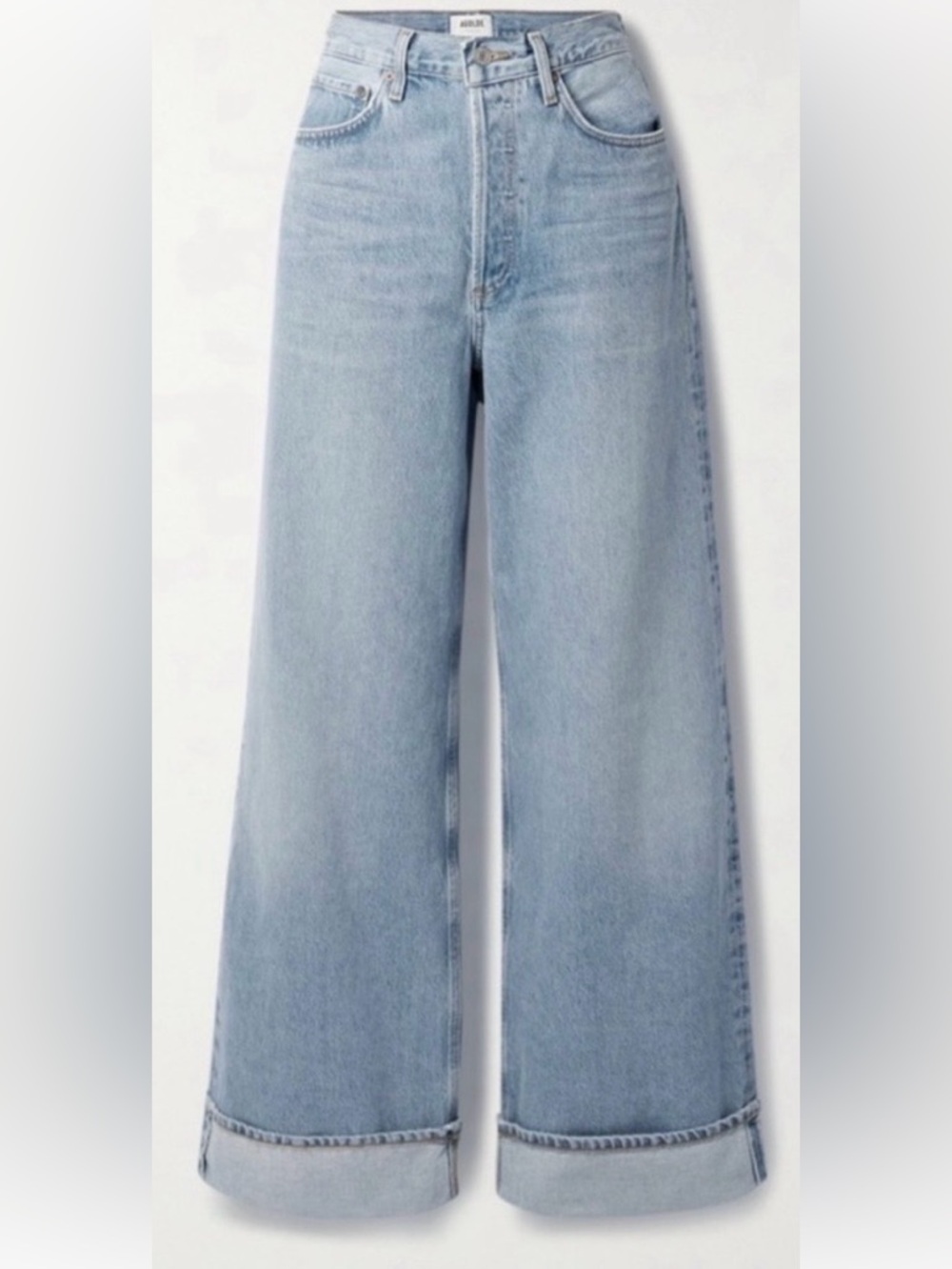AGOLDE Dame- Wide Leg Baggy Cuffed Jean- 27